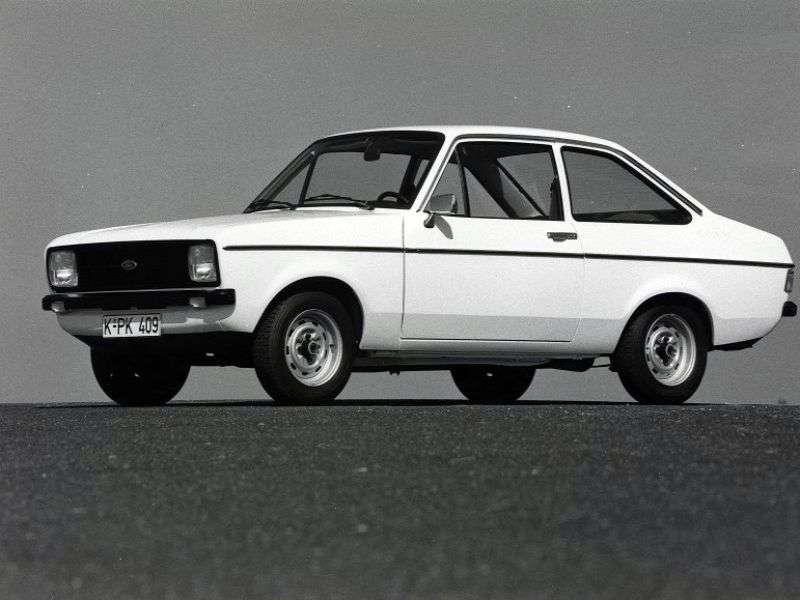 Ford Escort 2nd generation [restyling] coupe 2 doors 1.3 MT (1978–1980)