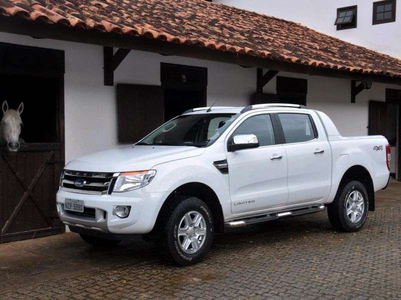 Ford Ranger 5th generation Double Cab pickup 4 bit. 3.2 TD MT 4x4 Limited (2012 – current century)
