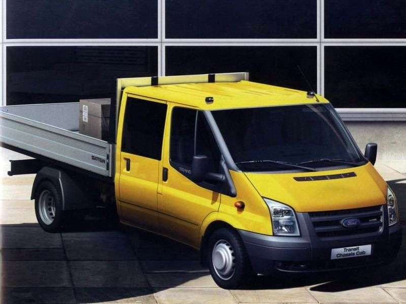 Podwozie Ford Transit 6.generacji Podwozie Double Cab 4 drzwiowe 2.4 TDCi MT RWD 460 EF Base (2006 obecnie)