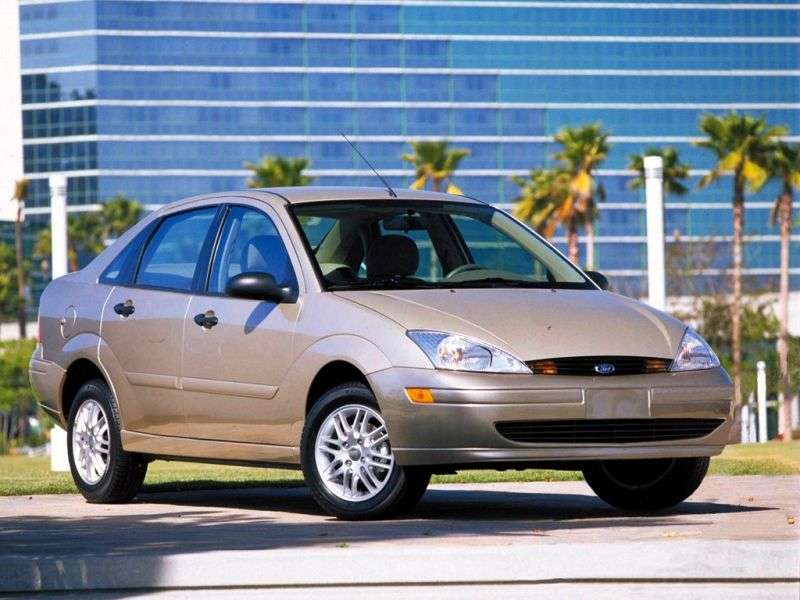Ford Focus 1 szej generacji Sedan (USA) sedan 4 drzwiowy. 2.0i MT LX / SE (1999 2004)