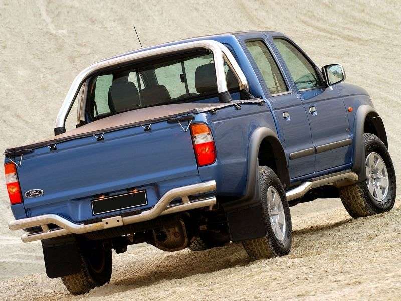 Czterodrzwiowy pickup Ford Ranger 2 generacji Double Cab 2.5 TD MT 4x4 (2003 2006)