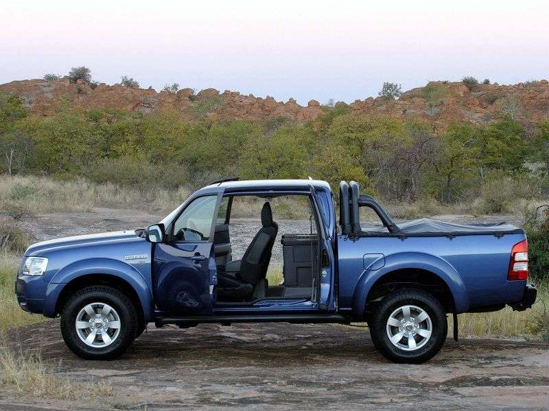 Ford Ranger 3 generation RapCab pickup 2 bit. 2.5 TD MT (2007–2009)