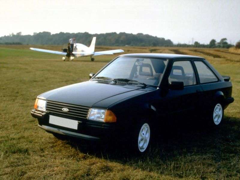 Ford Escort 3 drzwiowy hatchback 3 drzwiowy 1,6 MT XR3 (1983 1986)
