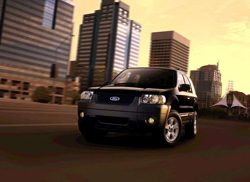Ford Escape 1st generation [restyling] 5 bit crossover. 2.3 MT (2004–2007)