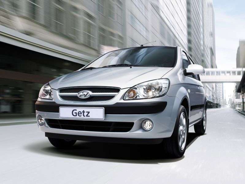 Hyundai Getz 1st generation [restyling] 5 bit hatchback 1.4 AT (2005–2011)