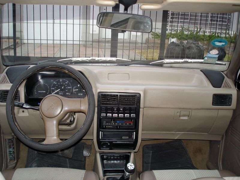Hyundai Excel X2 hatchback 3 drzwiowy 1,5 mln ton (1989 1991)