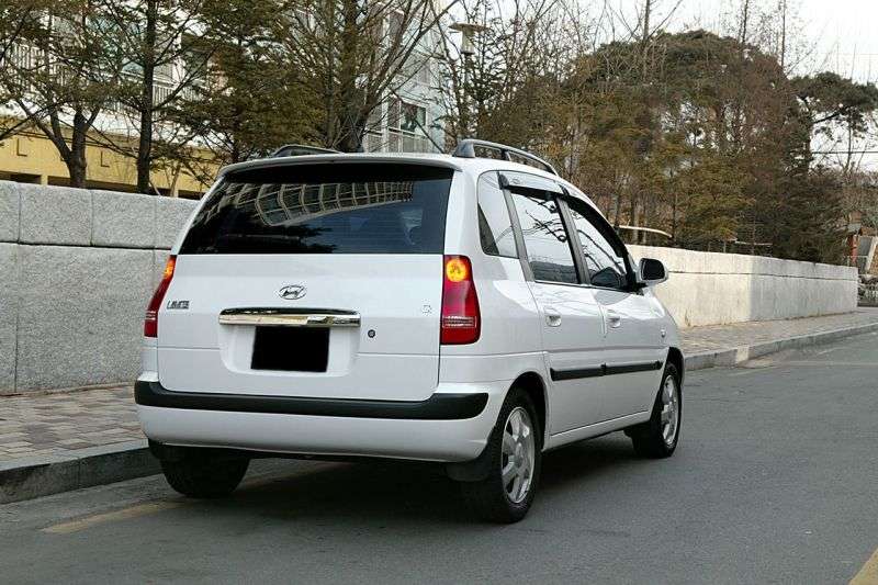 5 drzwiowy minivan Hyundai Lavita pierwszej generacji 1,5 MT (2001 2005)