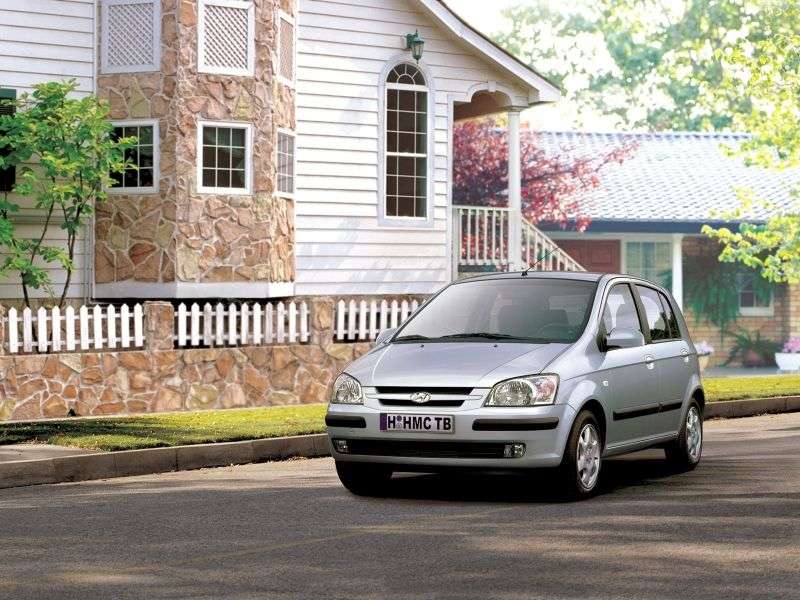 Hyundai Getz 5 drzwiowy hatchback pierwszej generacji 1.3 AT (2002 2005)