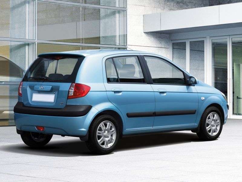 Hyundai Click 1st generation [restyling] 5 bit hatchback 1.6 AT (2005–2011)