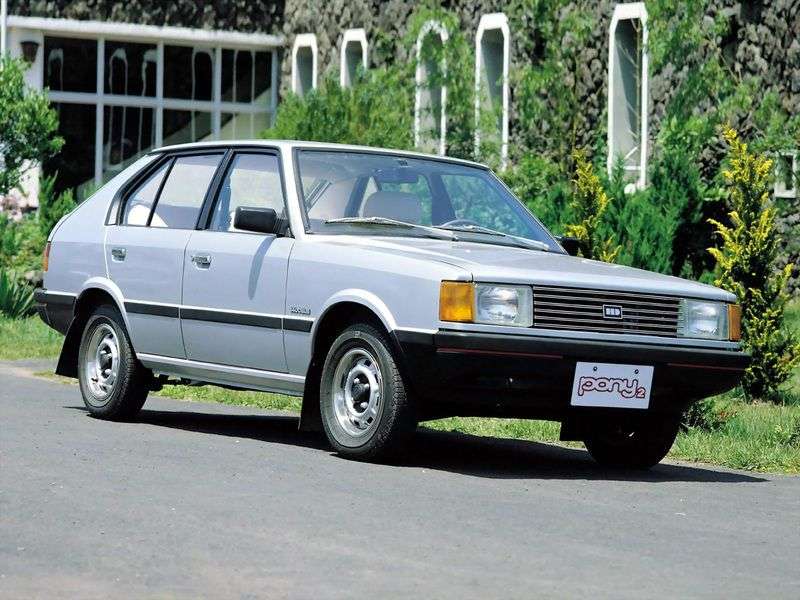 Hyundai Pony 2nd generation hatchback 1.4 MT (1982–1985)