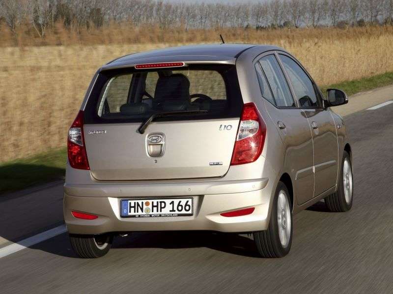 Hyundai i10 1.generacji [zmiana stylizacji] hatchback 1.1 MT (2010 obecnie)