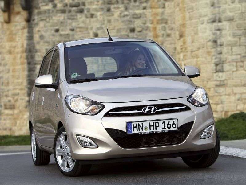 Hyundai i10 1. generacji [zmiana stylizacji] hatchback 1.1 AT (2010 obecnie)
