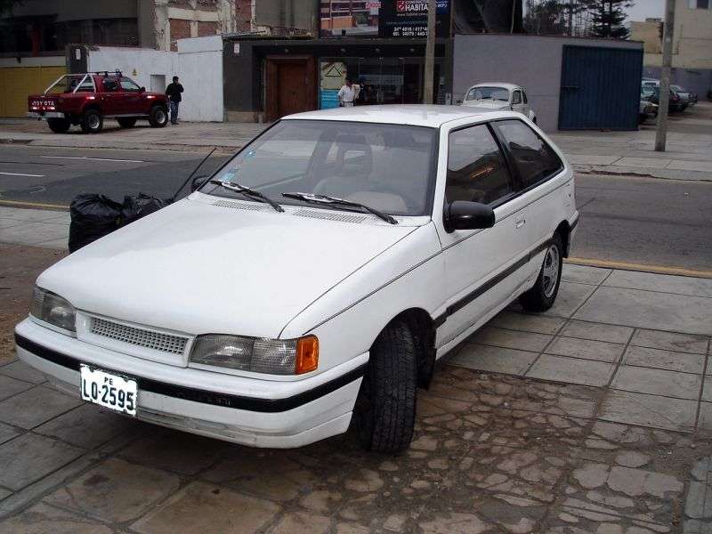 Hyundai Excel X2 [zmiana stylizacji] hatchback 3 drzwiowy. 1,5 mln ton (1992 1994)