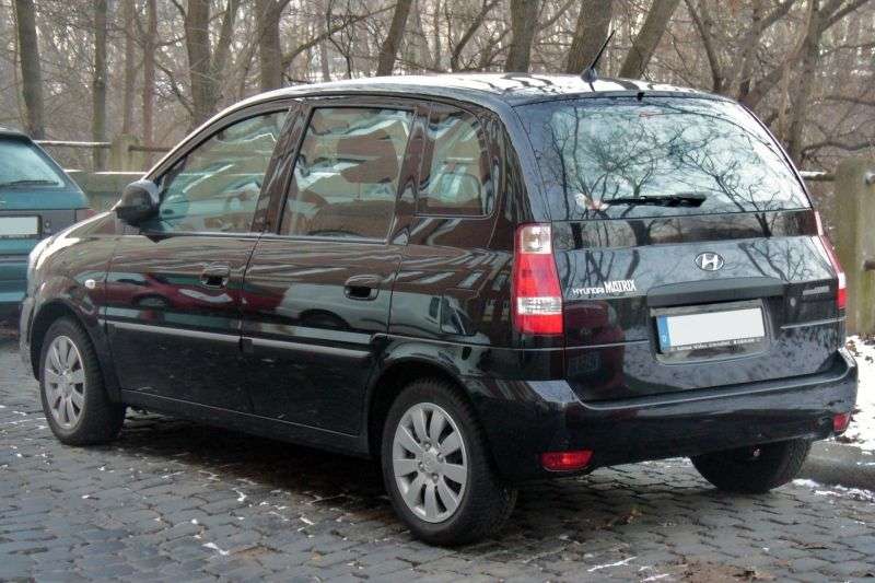 Hyundai Matrix 1. generacja [druga zmiana stylizacji] minivan 1.8 MT (2008–2010)
