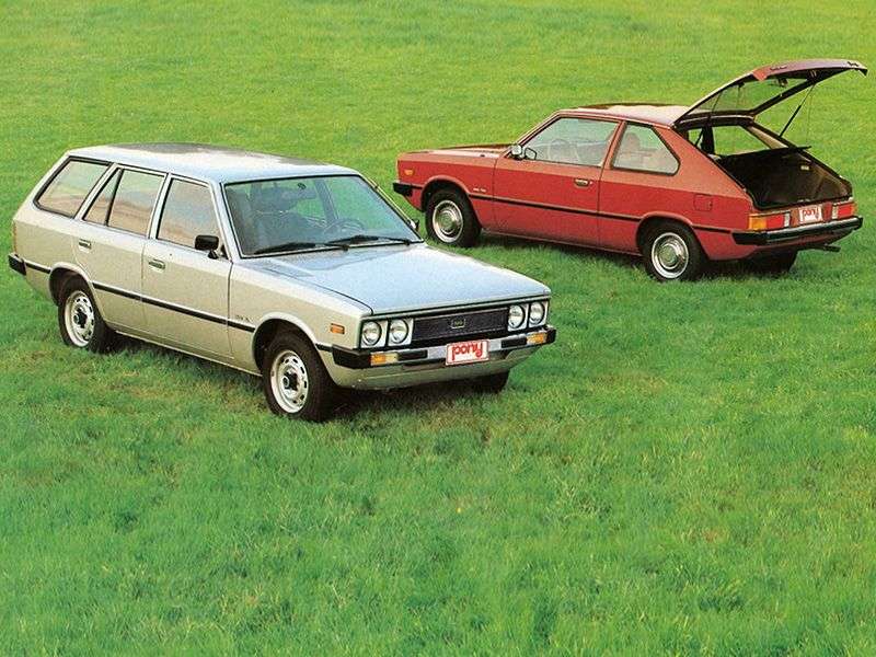 Hyundai Pony 3 drzwiowy hatchback pierwszej generacji 1,4 mln ton (1980 1982)
