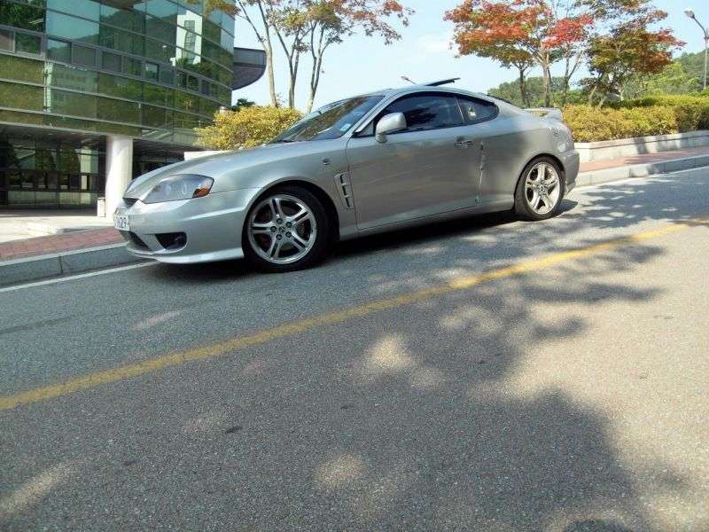 Hyundai Tuscani GK F / L [zmiana stylizacji] coupe 2.7 AT (2005 2007)