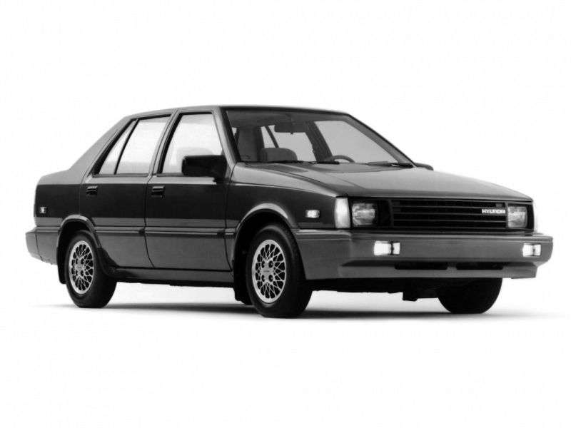 Hyundai Presto X1 sedan 1.5 AT (1985–1989)