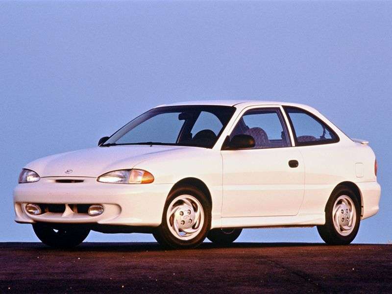 Hyundai Accent X3 hatchback 3 drzwiowy 1,5 mln ton (1996 1997)