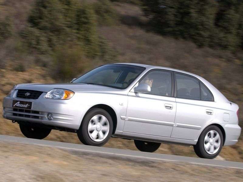Hyundai Accent LC [restyling] 5 bit hatchback 1.5 TDI MT (2002–2006)
