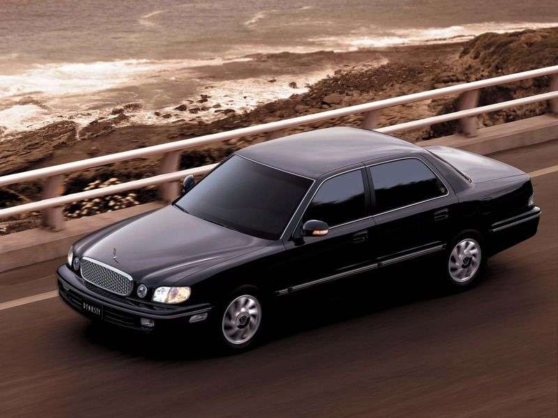 Hyundai Dynasty 1st generation [restyled] 2.5 AT sedan (2000–2002)