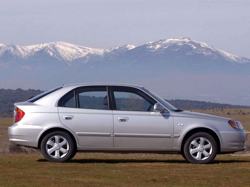 Hyundai Accent LC [zmiana stylizacji] hatchback 5 drzwiowy. 1.5 TDI MT (2002 2006)