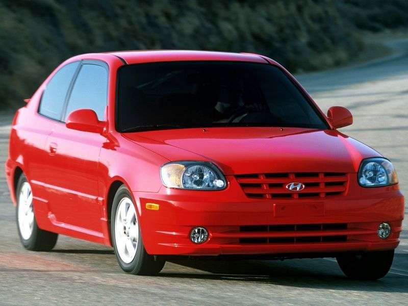 Hyundai Accent LC [zmiana stylizacji] hatchback 3 drzwiowy. 1,3 MT (2002 2006)