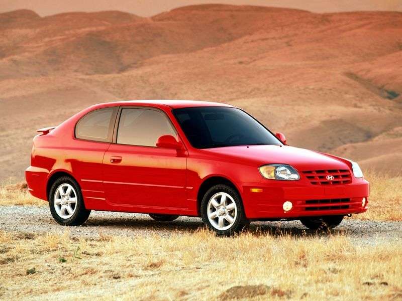 Hyundai Accent LC [zmiana stylizacji] hatchback 3 drzwiowy. 1,3 MT (2002 2006)