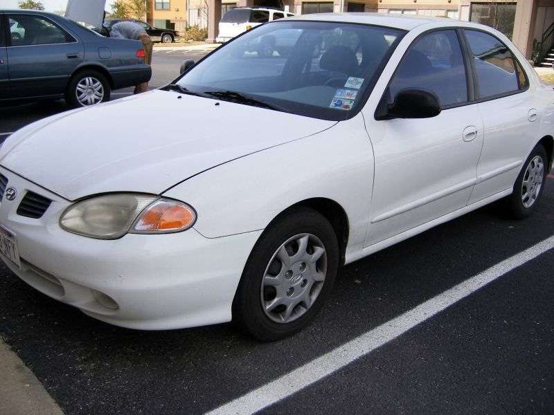 Hyundai Avante J3 [restyled] sedan 1.5 AT (1998–2000)