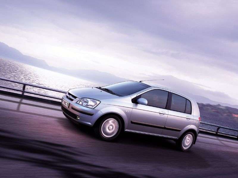 Hyundai Click 5 drzwiowy hatchback pierwszej generacji 1.3 AT (2002 2005)