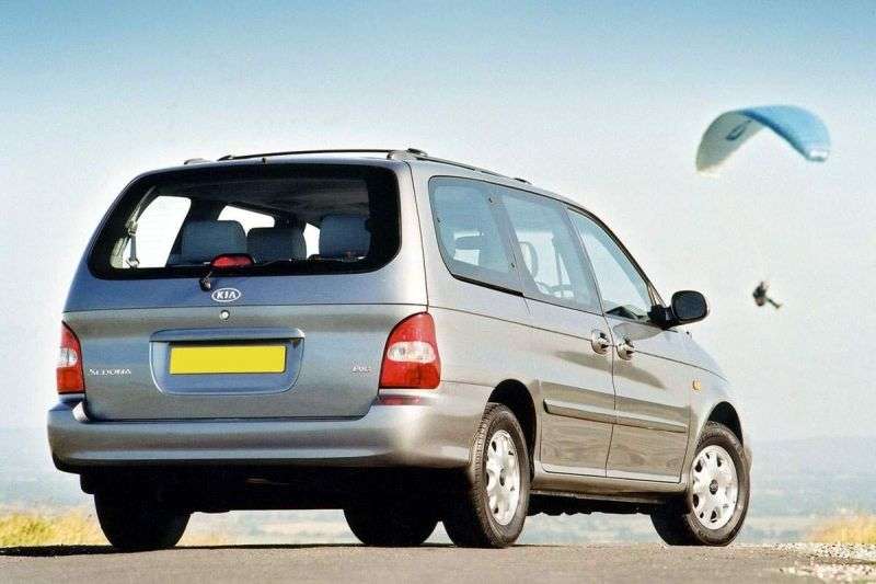 Kia Sedona 1st generation minivan 2.5 AT (1999–2001)