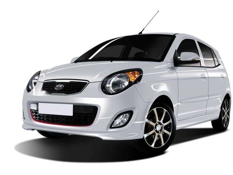 Kia Morning 1st generation [3rd restyling] Hatchback 1.0 AT (2010–2011)