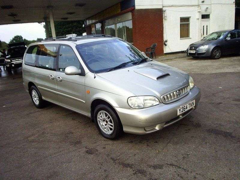 Kia Sedona minivan pierwszej generacji 2.5 AT (1999 2001)