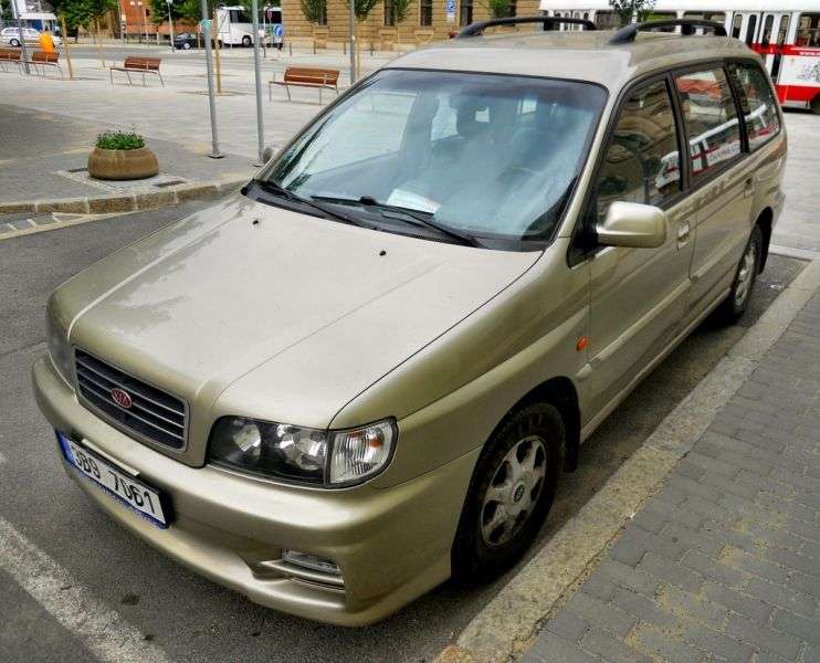 Kia Joice minivan pierwszej generacji 2.0 MT (2001 2002)