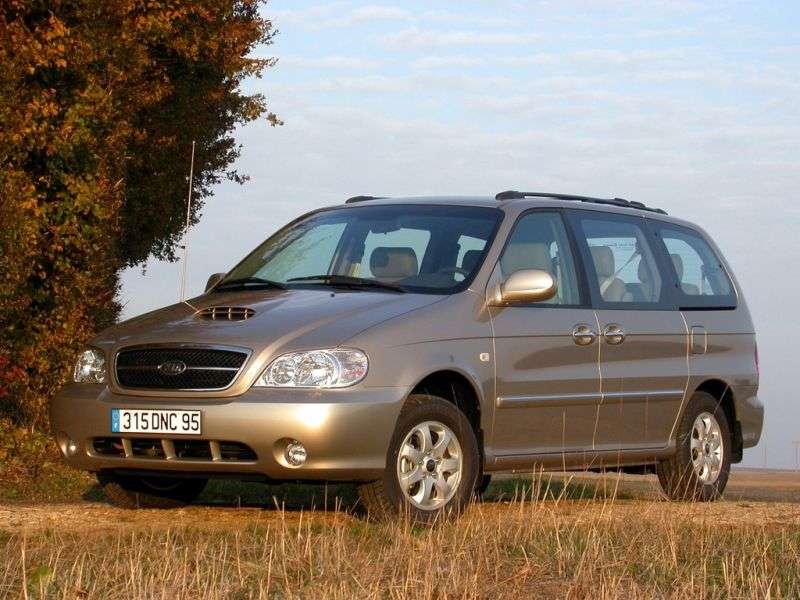 Kia Carnival 1. generacja [zmiana stylizacji] minivan 2.9 CRDi MT (2002 2006)