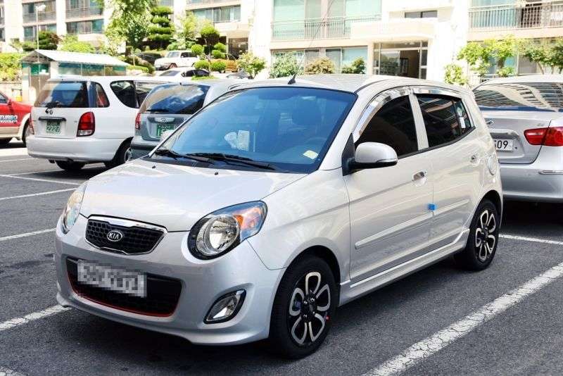 Kia Morning 1st generation [3rd restyling] Hatchback 1.0 AT (2010–2011