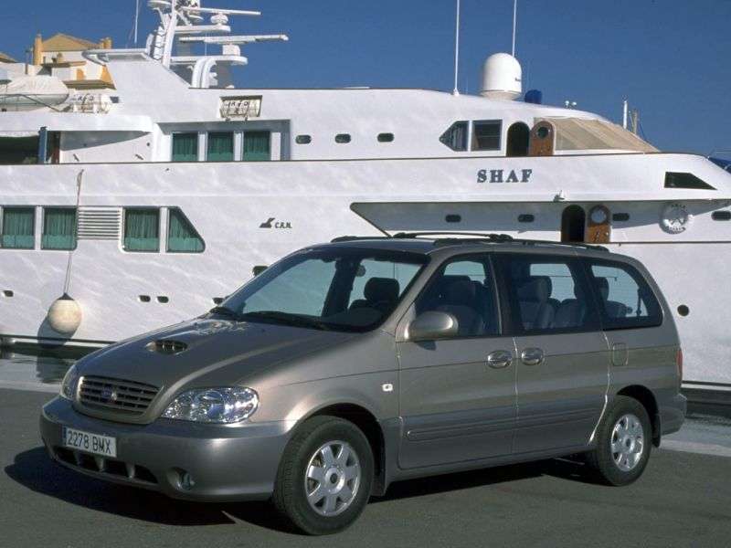 Kia Carnival 1. generacja [zmiana stylizacji] minivan 2.9 CRDi MT (2002 2006)