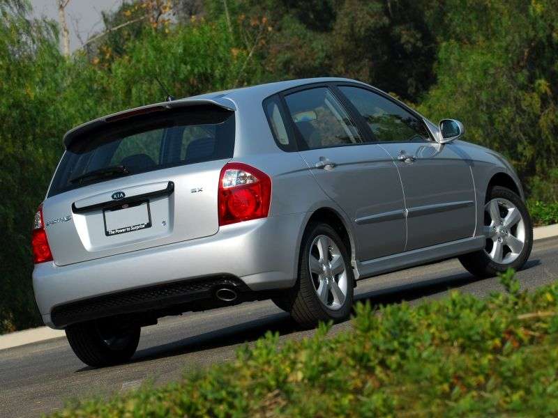 Kia Spectra 2nd generation [restyled] hatchback 2.0 AT (2007–2009)