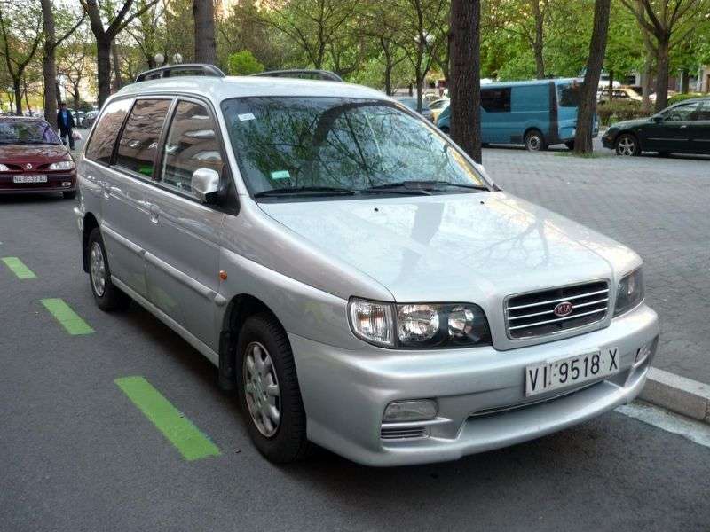 Kia Joice minivan pierwszej generacji 2.0 MT (2001 2002)