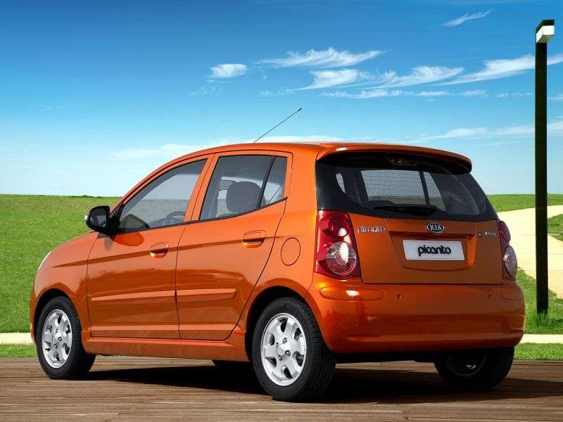 Kia Picanto 1st generation [restyled] hatchback 1.1 D MT (2007–2008)