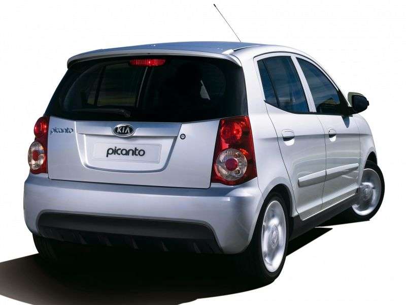 Kia Picanto 1st generation [2nd restyling] hatchback 1.0 MT (2008–2011)