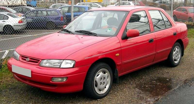 Kia Sephia 1st generation [restyled] 1.8 MT sedan (1995–1998)