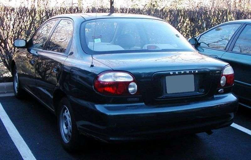 Kia Sephia 2nd generation sedan 1.6 MT (2001–2004)