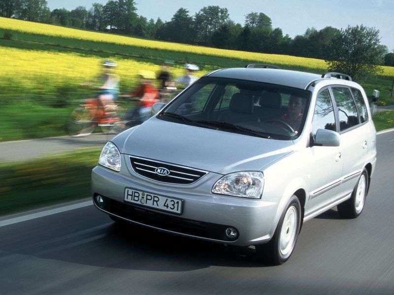Kia Carens minivan drugiej generacji 1.8 MT (2002 2004)