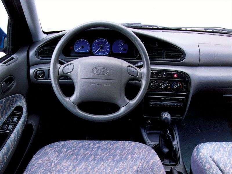 Kia Sephia 1st generation [restyled] 1.6 MT sedan (1995–1998)