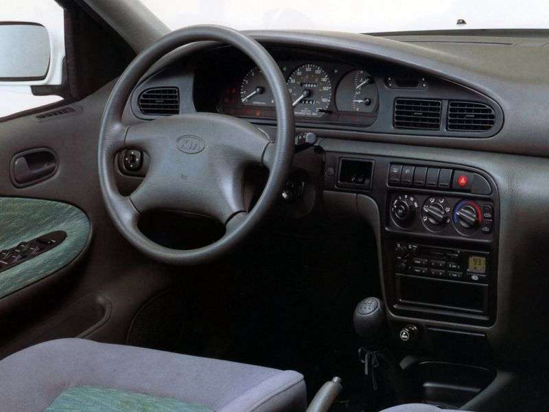 Kia Sephia 1. generacja [zmiana stylizacji] sedan 1.6 MT (1995 1998)
