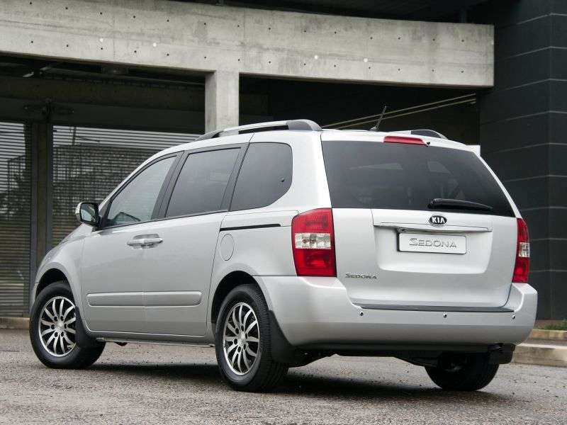 Kia Sedona 2nd generation [restyled] SWB minivan 2.2 CRDi AT (2010 – n.)