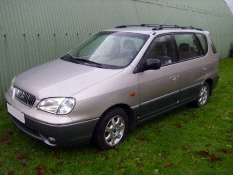 Kia Carens minivan pierwszej generacji 1.8 MT (2000 2002)