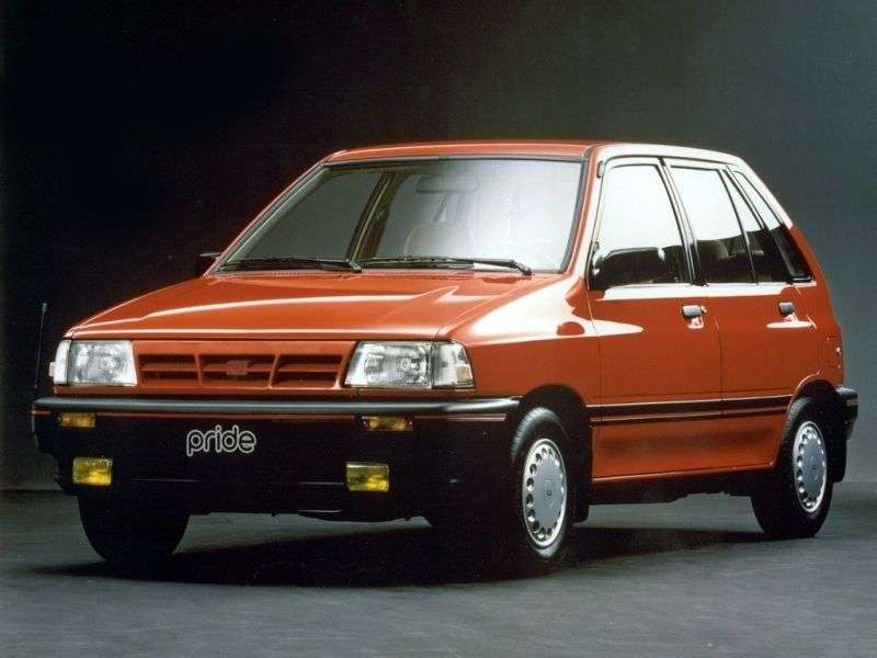 Kia Pride 5 drzwiowy hatchback pierwszej generacji 1,3 mln ton (1995 1998)