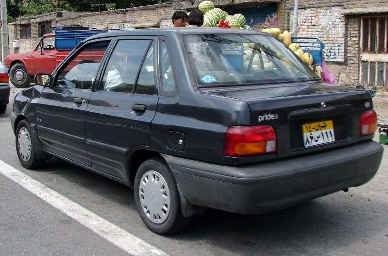 Kia Pride Beta sedan 1.generacji 1.3 MT (1998 2000)