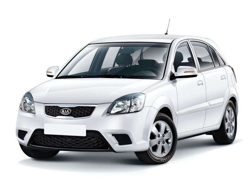 Kia Rio 2nd generation [restyled] hatchback 1.4 AT Luxe (2009–2011)